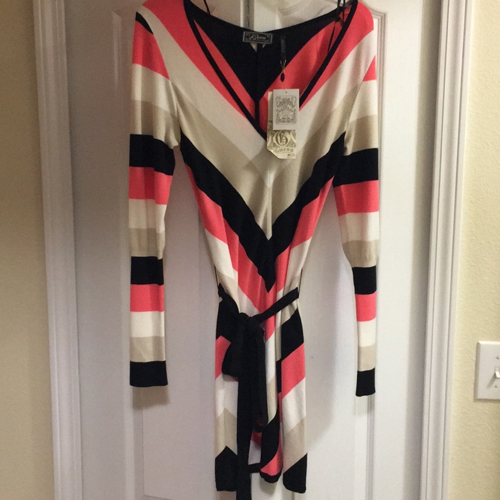 Guess Multicolor long sleeve dress